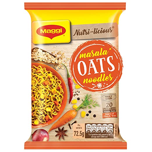 MAGGI NUTRI LICIOUS MASALA OATS NOODLES 72.5g   